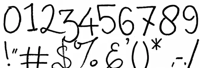 Kupu-kupuabu Font OTHER CHARS