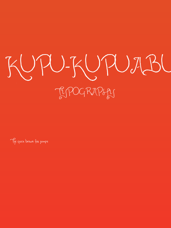 Kupu-kupuabu Poster