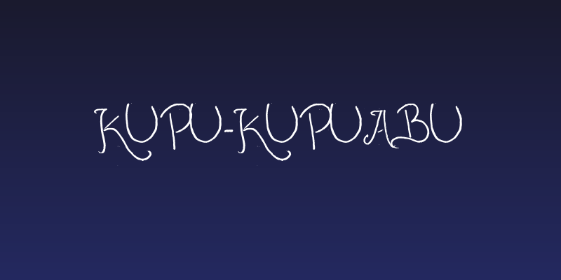 Kupu-kupuabu Social Header