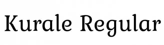 Kurale Regular  Frei Schriftart Herunterladen