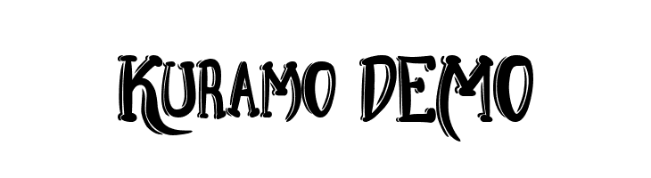 Kuramo DEMO  フリーフォントのダウンロード