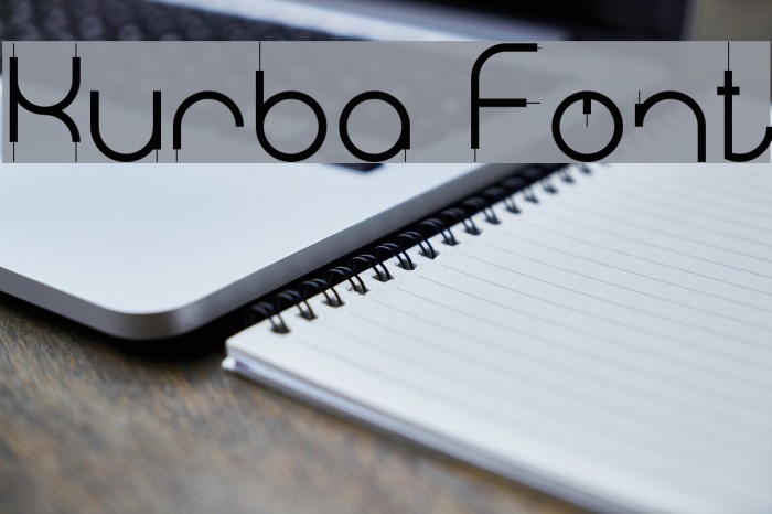 Kurba Font examples