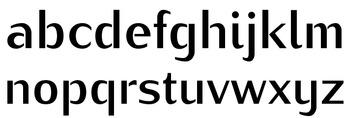 Kurier-Bold Font LOWERCASE