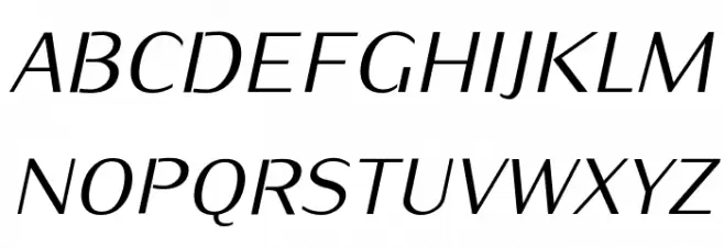 Kurier-Italic Fonte MAIÚSCULAS