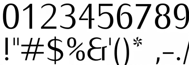 Kurier-Regular Font OTHER CHARS