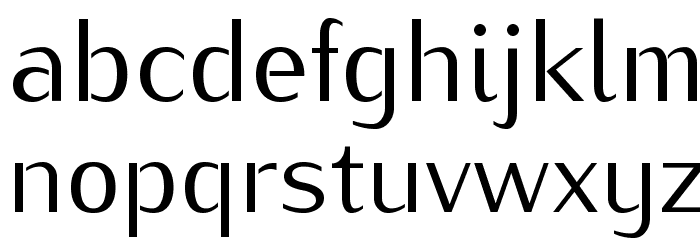 Kurier-Regular Font LOWERCASE