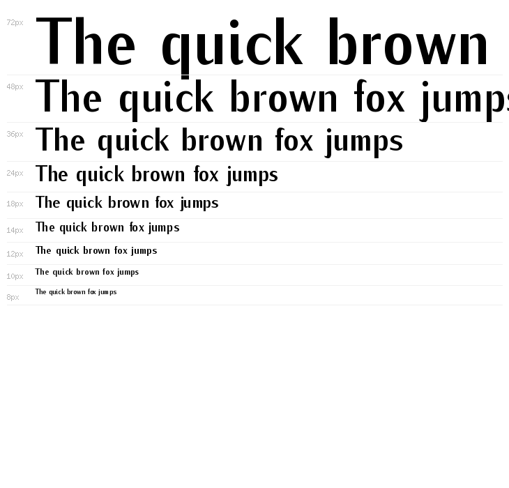 KurierCond-Bold Waterfall