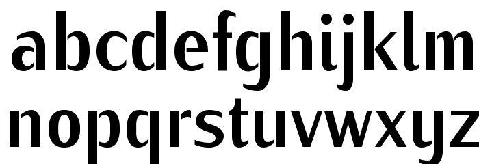 KurierCond-Bold Font LOWERCASE