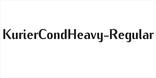 KurierCondHeavy-Regular Logo