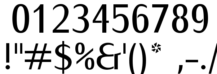 KurierCondMedium-Regular Font OTHER CHARS
