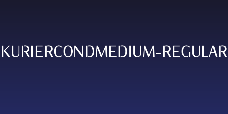 KurierCondMedium-Regular Social Header