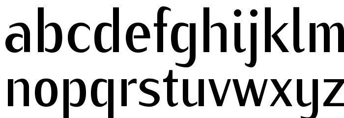 KurierCondMedium-Regular Font LOWERCASE
