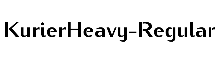 KurierHeavy-Regular Font