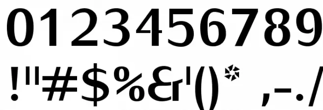 KurierHeavy-Regular Font OTHER CHARS