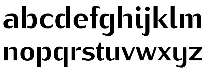 KurierHeavy-Regular Font LOWERCASE