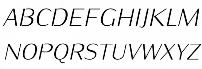 KurierLight-Italic Fonte MAIÚSCULAS