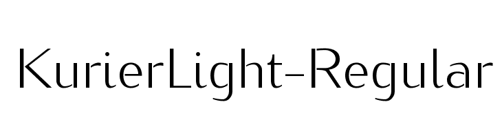 KurierLight-Regular Font