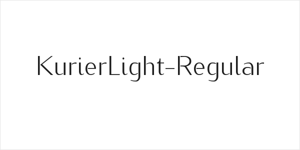 KurierLight-Regular Logo