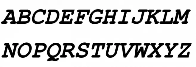 Kuriero Esperanto Dika Kursiva Schriftart Groß