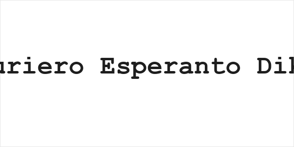 Kuriero Esperanto Dika Logo