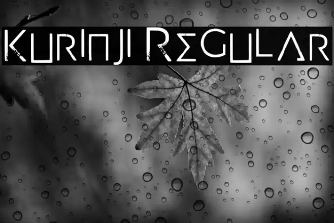 Kurinji Regular Font examples