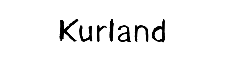 Kurland  フリーフォントのダウンロード