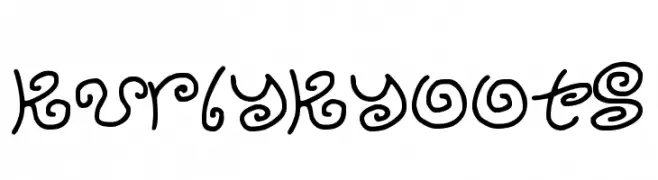 Kurly Kyoots  Free Fonts Download