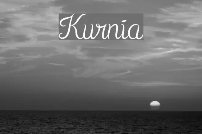 Kurnia Font examples