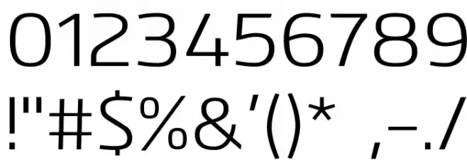 Kuro-Regular Font OTHER CHARS