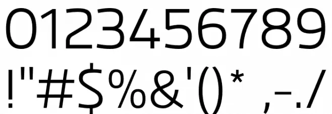 Kuro-Regular Font OTHER CHARS
