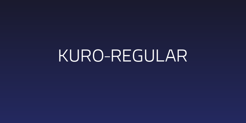 Kuro-Regular Social Header