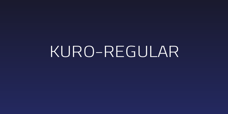 Kuro-Regular Social Header