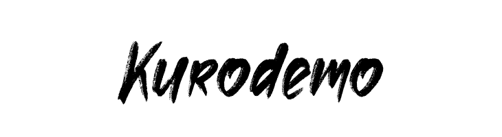 Kuro demo  font caratteri gratis