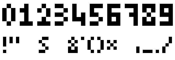 KuroGomatsubuChan Font OTHER CHARS