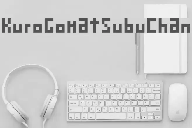 KuroGomatsubuChan フォント examples