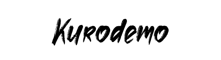 Kurodemo  font caratteri gratis
