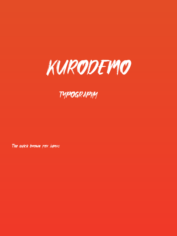 Kurodemo Poster