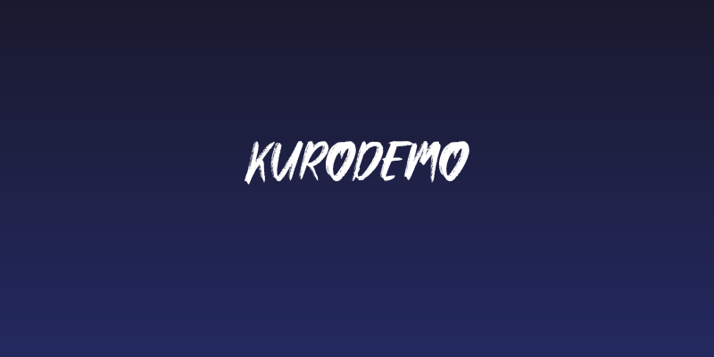 Kurodemo Social Header