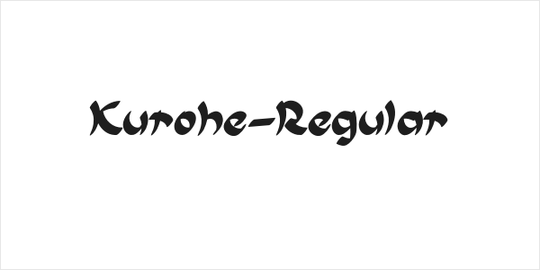 Kurohe-Regular Logo