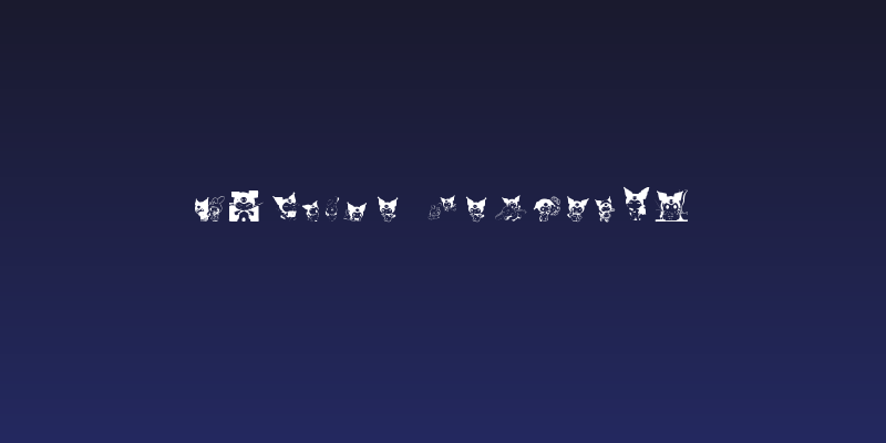 Kuromi dingbats Social Header