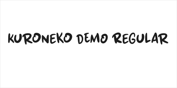 Kuroneko DEMO Regular Logo