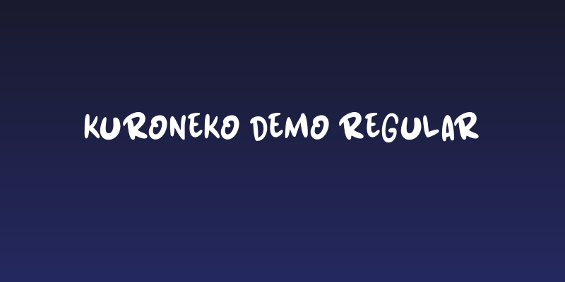 Kuroneko DEMO Regular Social Header