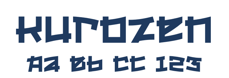 Kurozen Font Preview
