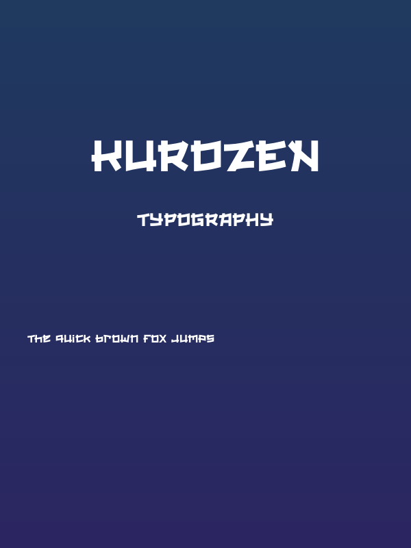 Kurozen Poster
