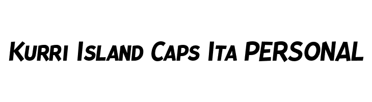 Kurri Island Caps Ita PERSONAL  Descarca Fonturi Gratis
