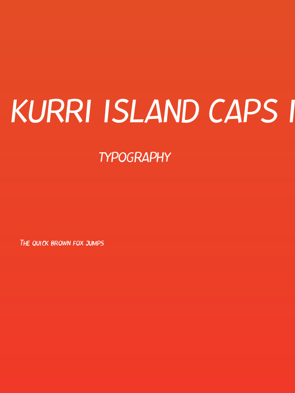 Kurri Island Caps Ita PERSONAL  Poster