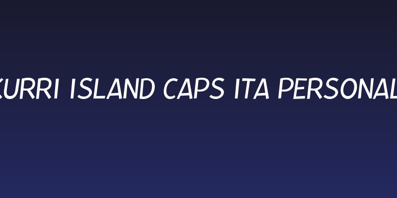 Kurri Island Caps Ita PERSONAL  Social Header