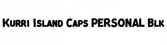Kurri Island Caps PERSONAL Blk  baixar fontes gratis