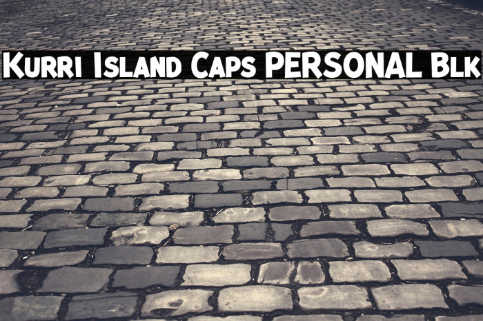 Kurri Island Caps PERSONAL Blk Example 3