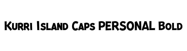 Kurri Island Caps PERSONAL Bold  Free Fonts Download